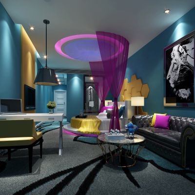 现代风格酒店客房