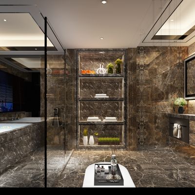 现代风格酒店卫生间