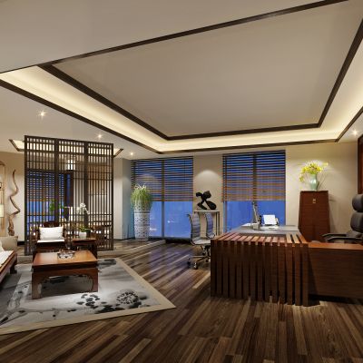 现代风格领导办公室