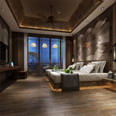 现代风格酒店客房