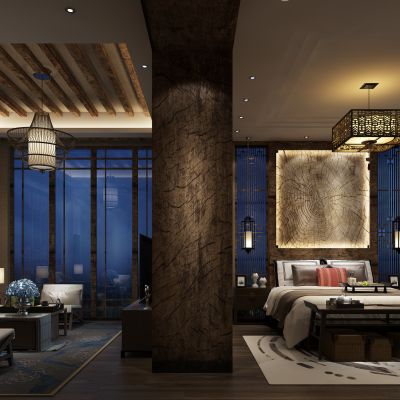 现代风格酒店客房