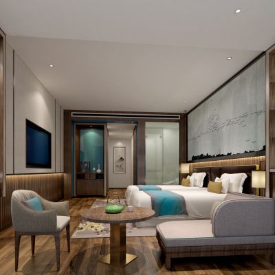 现代风格酒店客房