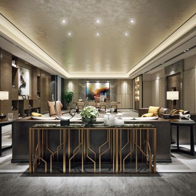 现代风格领导办公室