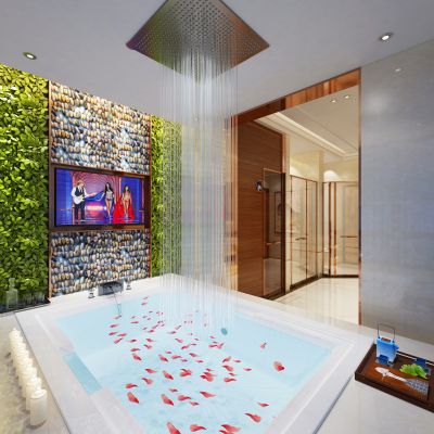 现代风格酒店卫生间