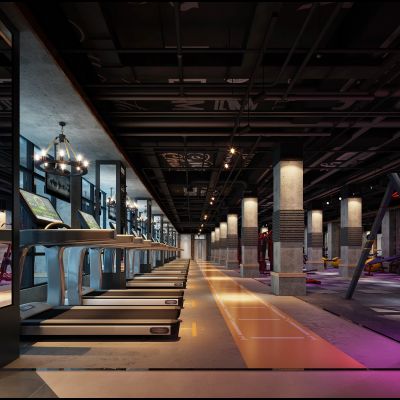 现代风格健身房