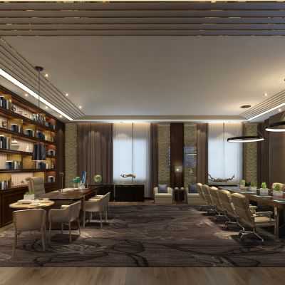 现代风格领导办公室