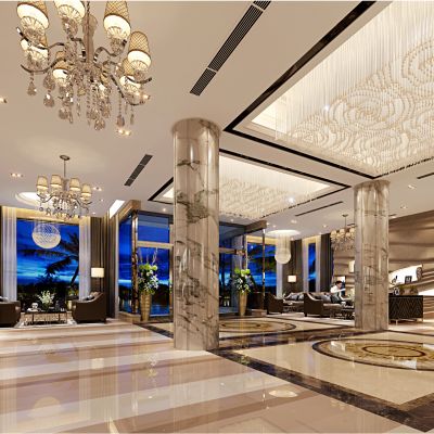 现代风格酒店大堂