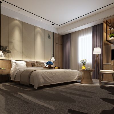 现代风格酒店客房