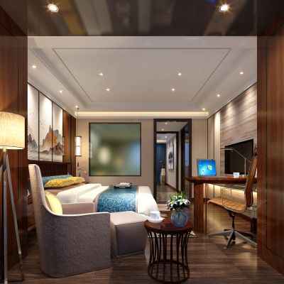 现代风格酒店客房