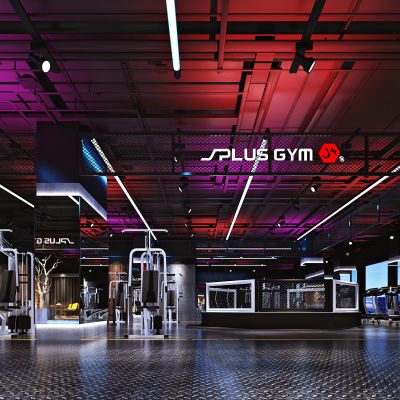 现代风格健身房