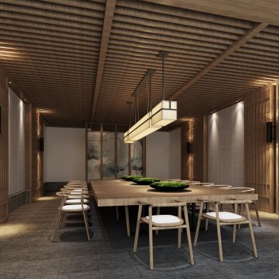 中式风格会议室