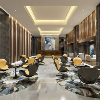 现代风格酒店大堂