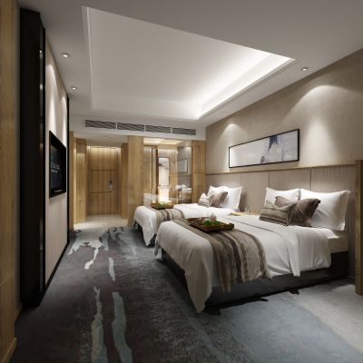 现代风格酒店客房