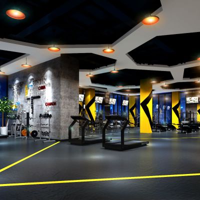 现代风格健身房
