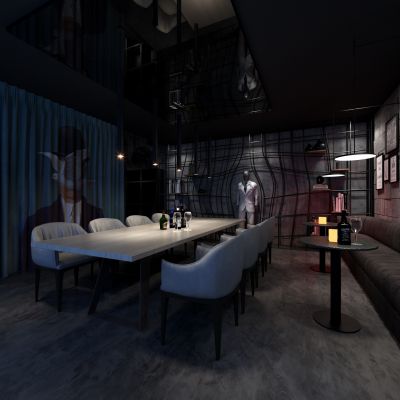 现代风格酒吧