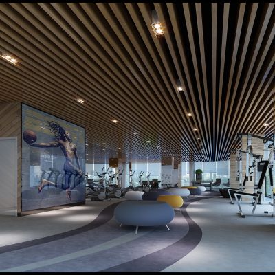 现代风格健身房