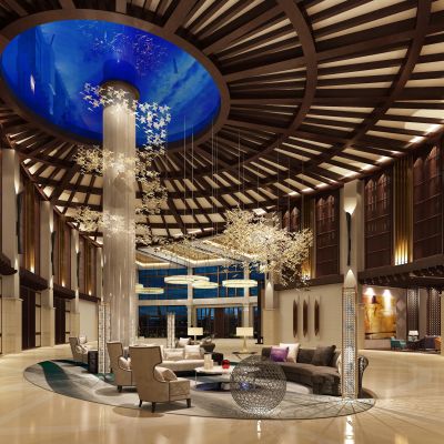 现代风格酒店大堂
