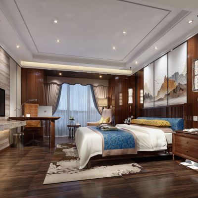 现代风格酒店客房