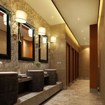 现代风格酒店卫生间