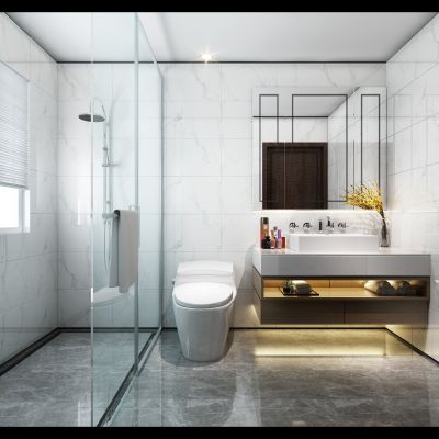 现代风格酒店卫生间