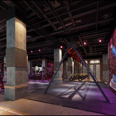 现代风格健身房