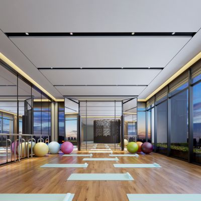 现代风格健身房