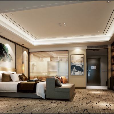 现代风格酒店客房