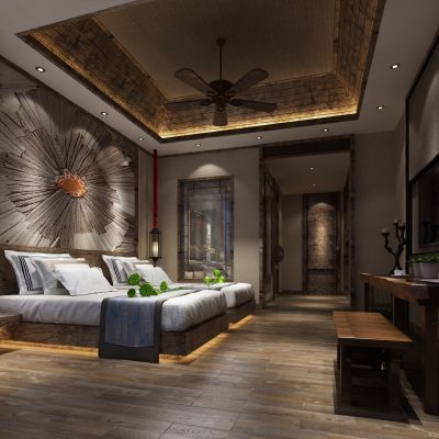 现代风格酒店客房