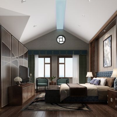 现代风格酒店客房