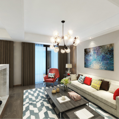 M06现代别墅客厅