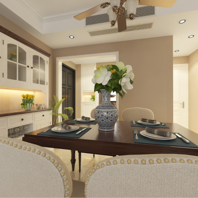 欧式风格客餐厅