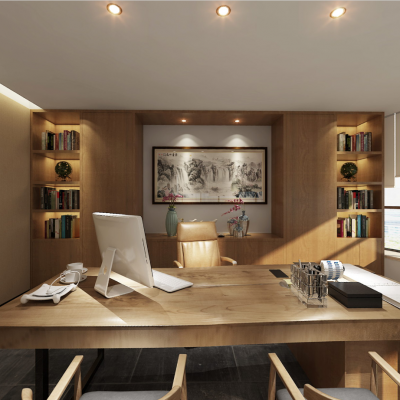 新中式董事长办公室