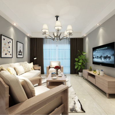 现代简约客餐厅