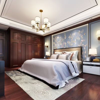 新中式卧室