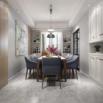 北欧客厅餐厅