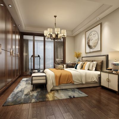 新中式卧室