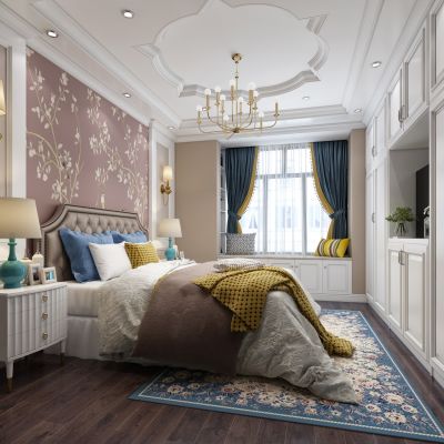 简欧卧室