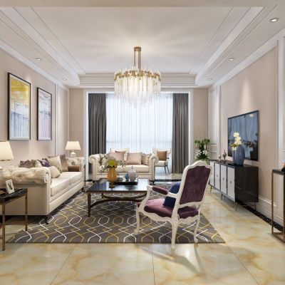 后现代客厅餐厅装饰画