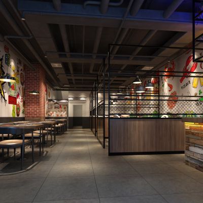 工业风酒店餐厅