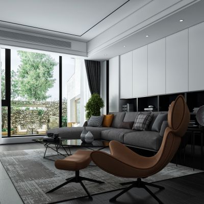 现代极简客厅