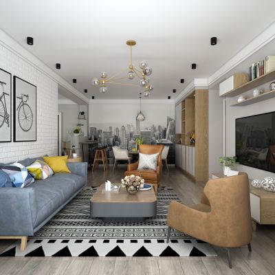 北欧客厅