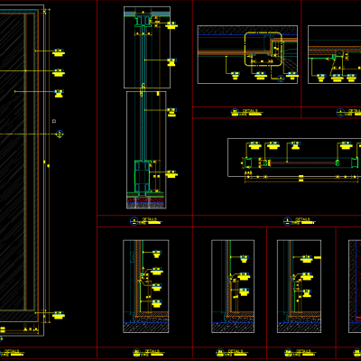 天花、地面、墙面大样图