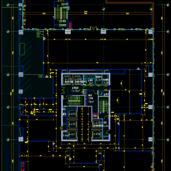 康复中心平面、立面、天花、大样图施工图
