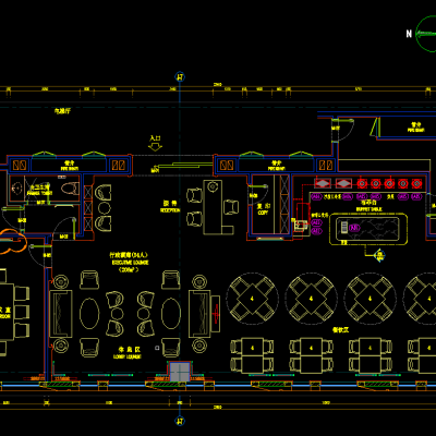 酒店餐厅大样图、平面、天花、地面、门图