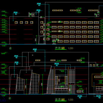 影剧院平面、立面图施工图
