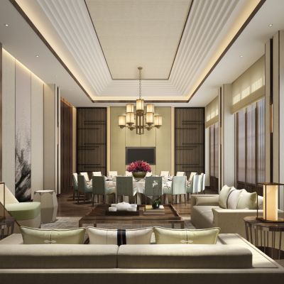 新中式餐厅包房