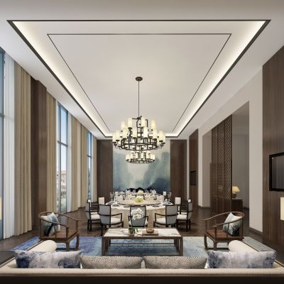 新中式餐厅包房