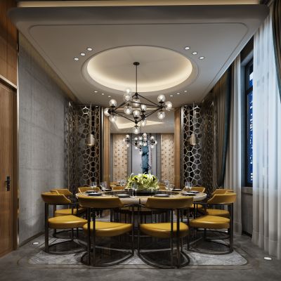 现代餐厅包房