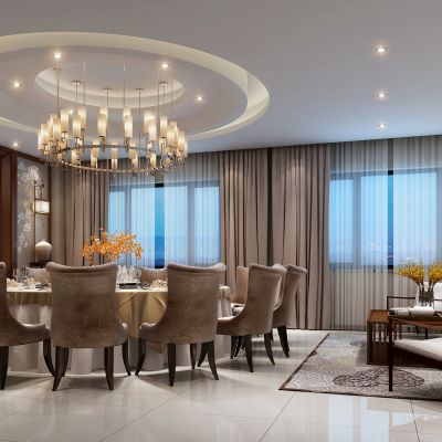 新中式餐厅包房