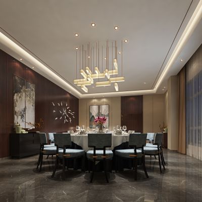 新中式餐厅包房